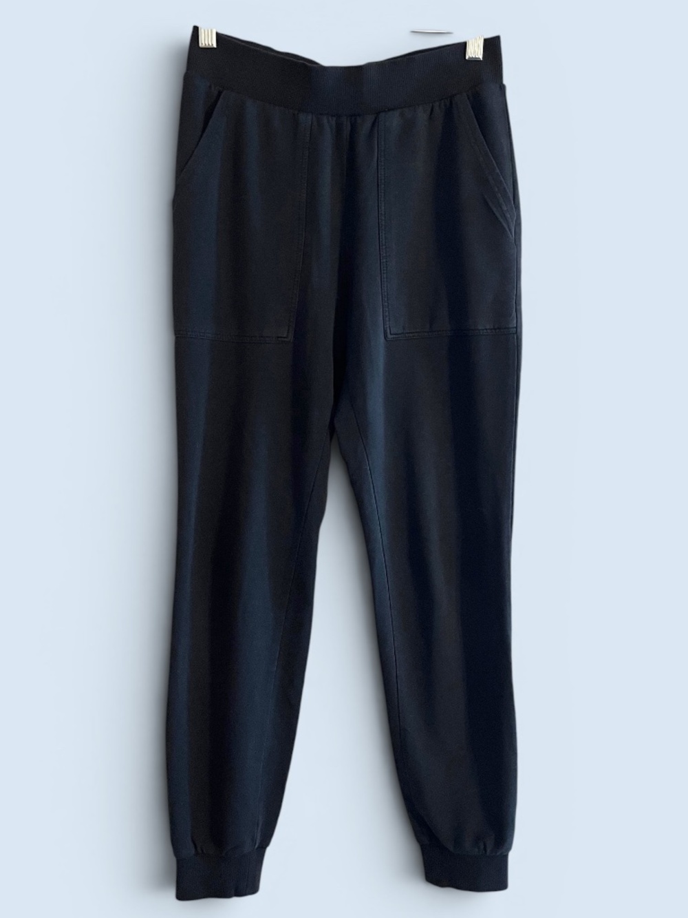 Marine Layer Jogger Pants XS Black Cotton TENCEL Modal Patch Pocket Pull On